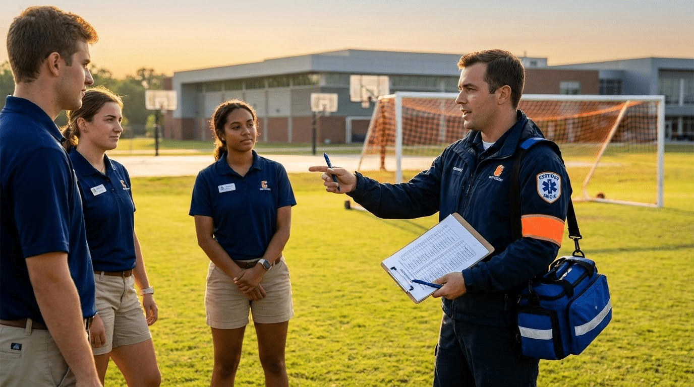 בחירת חובש מקצועי לקייטנת ספורט