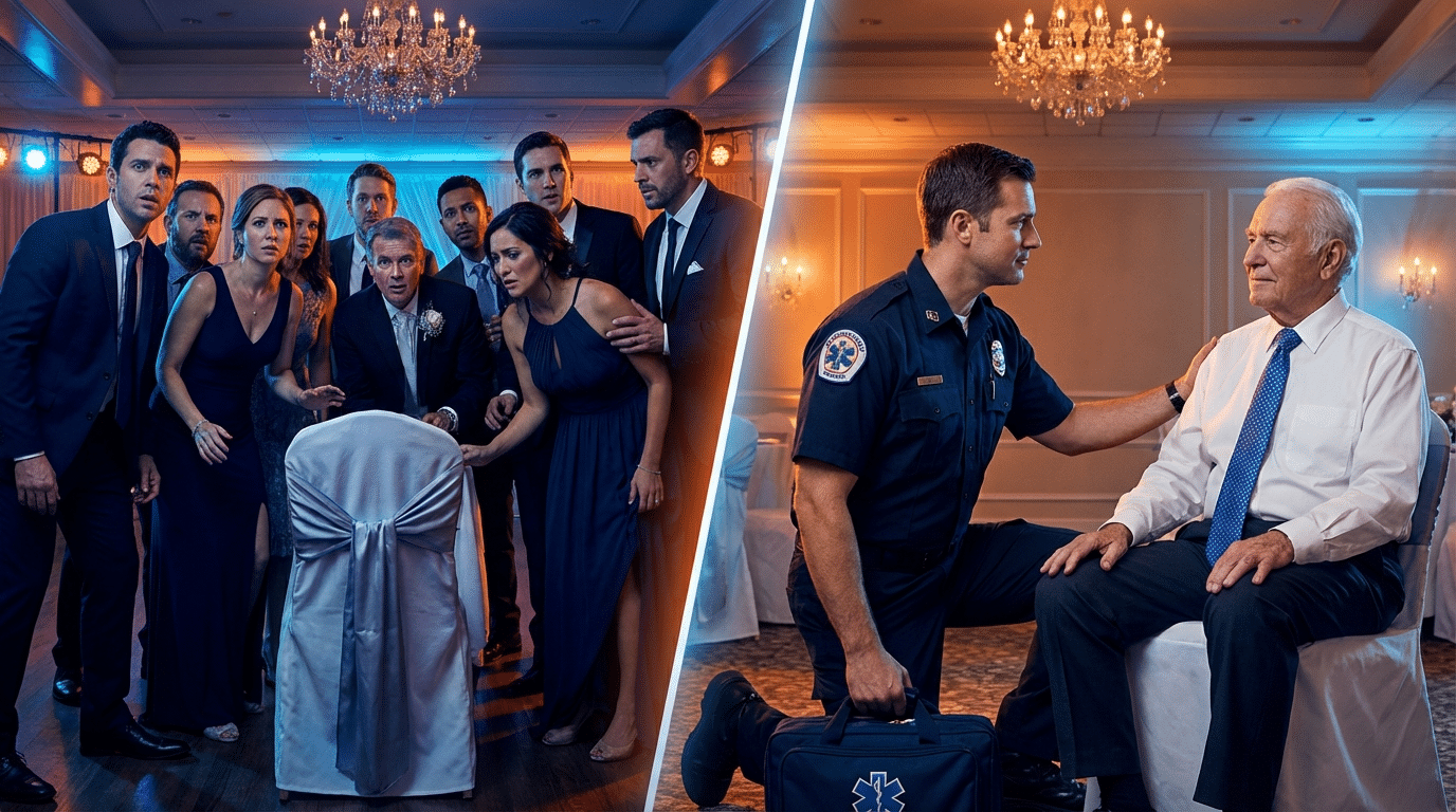 תרחיש של מצב חירום רפואי באירוע ללא חובש – אורח מתמוטט ואין מי שיטפל