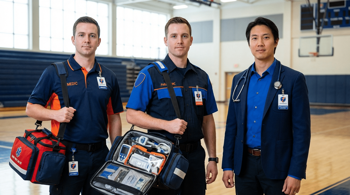 בחירת רמת ליווי רפואי לתחרות ספורט - חובש, פרמדיק או רופא